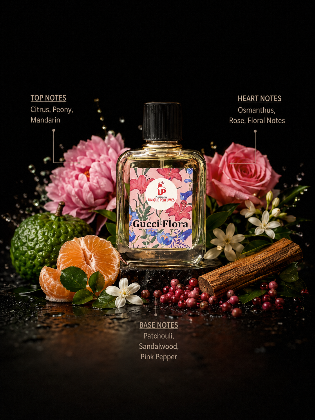Unique Perfumes fragrance artwork