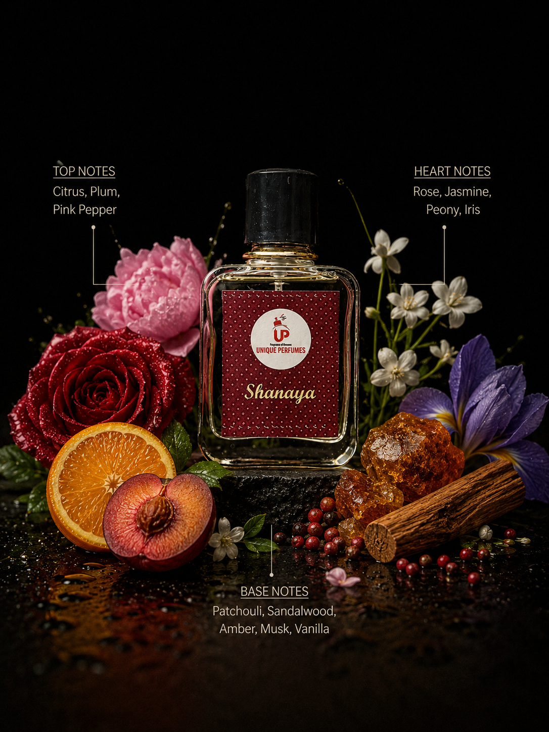 Unique Perfumes fragrance artwork